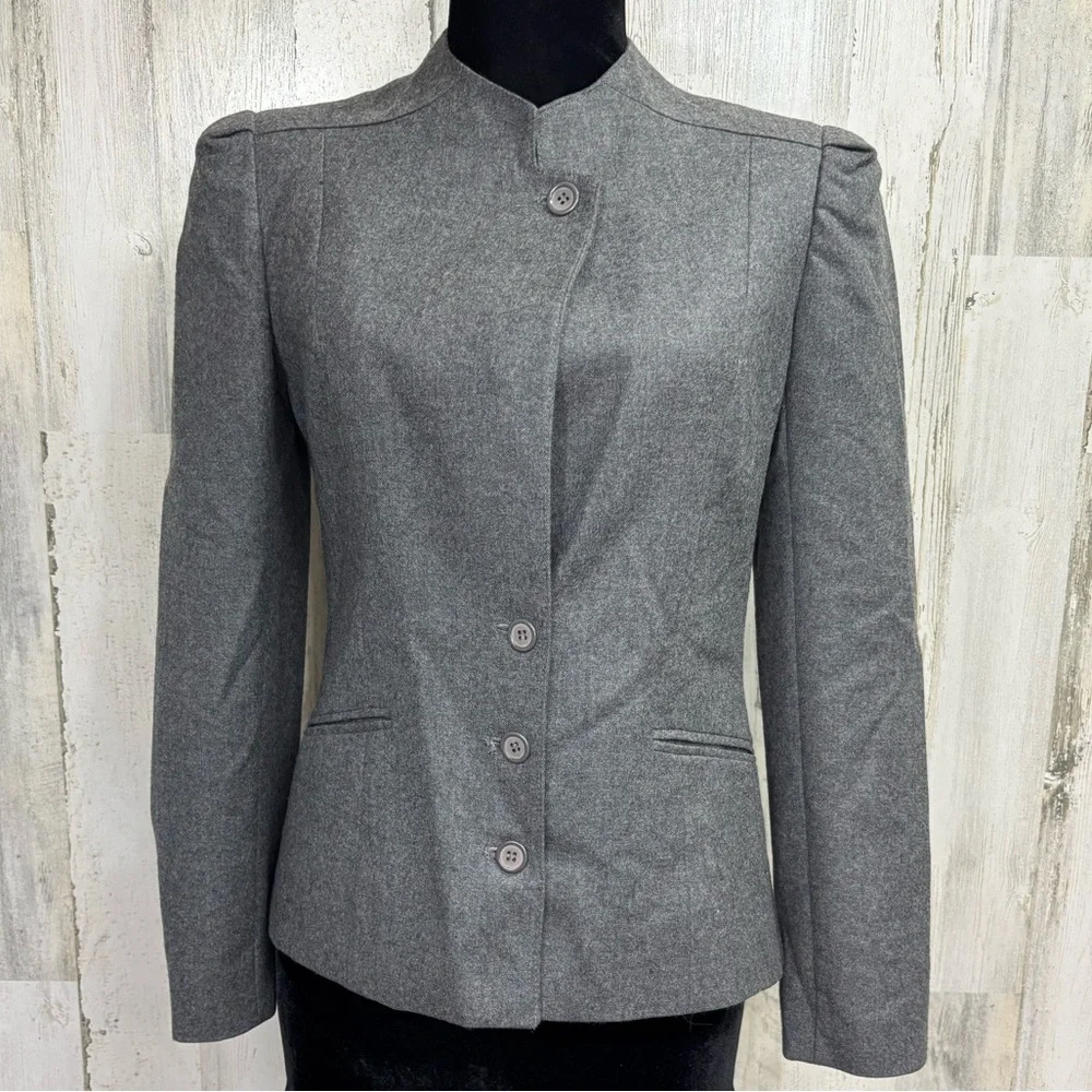 Cassidy Vintage 80’s Gray‎ Wool Blazer